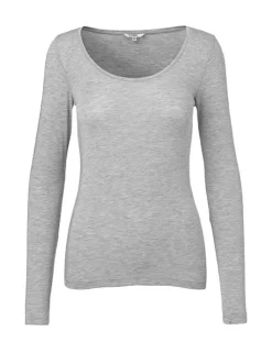 Anna GG Basic Top - Lysegrå