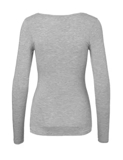Anna GG Basic Top - Lysegrå