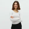 Anna GG Basic Top - Optical White