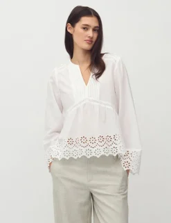 Belizia-M Bluse - Hvid