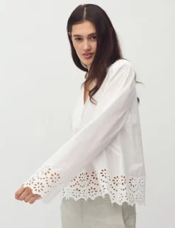 Belizia-M Bluse - Hvid