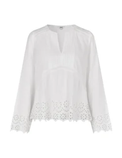 Belizia-M Bluse - Hvid