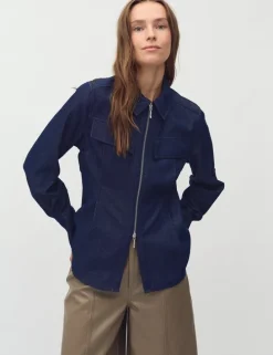 Bican-M Magnolia Skjortebluse - Denim