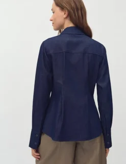 Bican-M Magnolia Skjortebluse - Denim