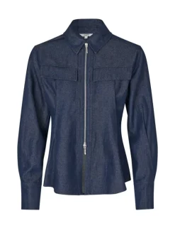 Bican-M Magnolia Skjortebluse - Denim