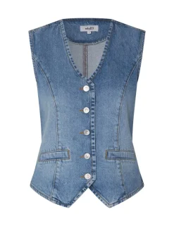 Flanas-M Denim Vest - Denim