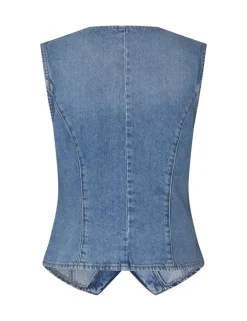 Flanas-M Denim Vest - Denim