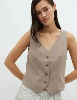 Flanna-M Vest - Sand