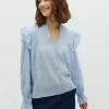 Gemala LS-M Bluse - Blå
