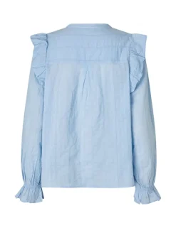 Gemala LS-M Bluse - Blå