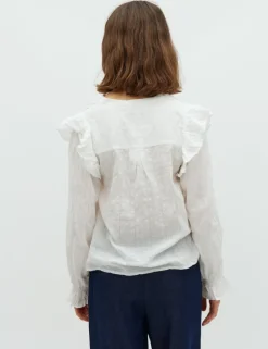 Gemala LS-M Bluse - Hvid