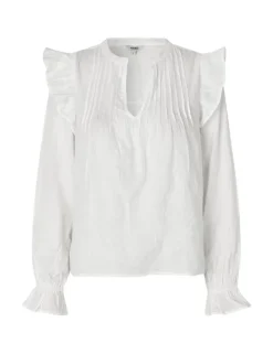Gemala LS-M Bluse - Hvid