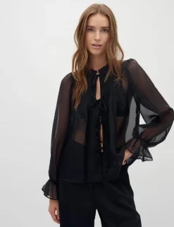 Gemina-M Bluse - Sort