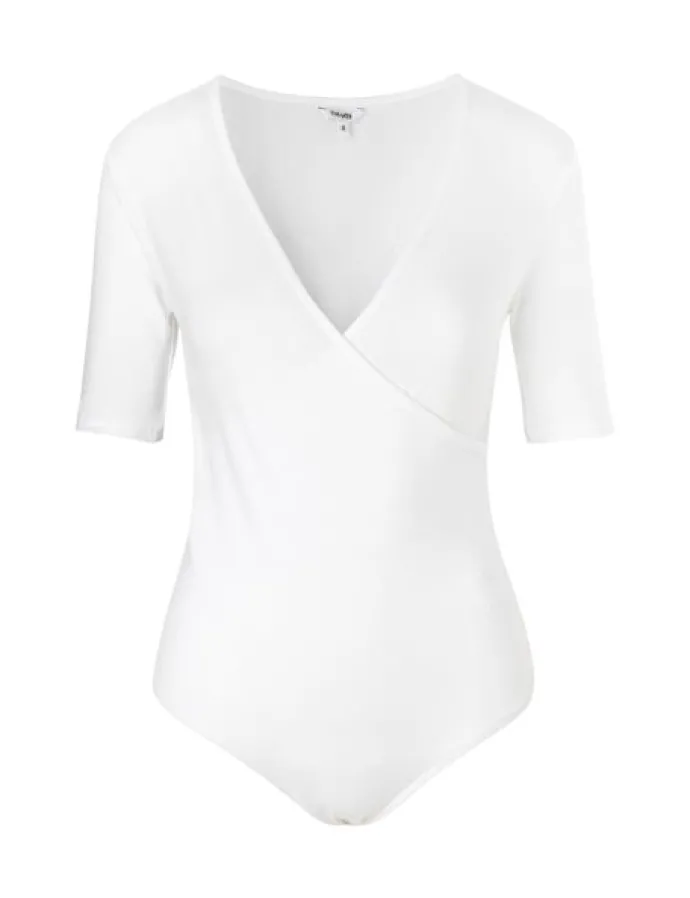 Georgine Basic Bodystocking - Hvid