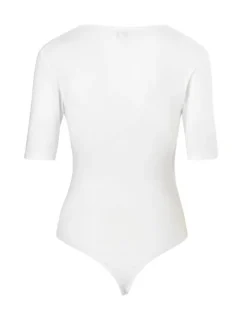 Georgine Basic Bodystocking - Hvid