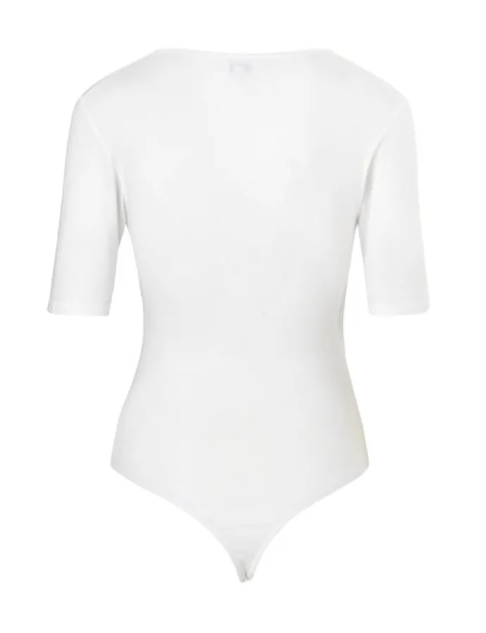 Georgine Basic Bodystocking - Hvid