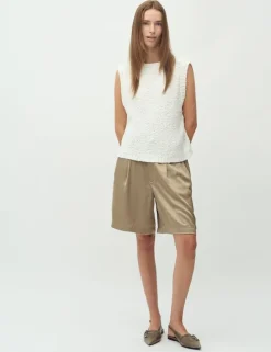Guri-M Satin Shorts - Sand