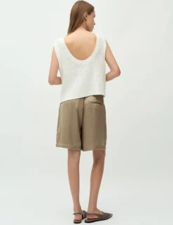 Guri-M Satin Shorts - Sand