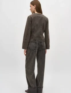 Liandra-M Denim Jakke - Brun