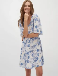 Melika-V-M Kjole - Print