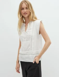 Odilina-M Top - Hvid