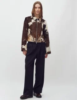 Pre-order Joline-M Cow Leather Jakke - Print
