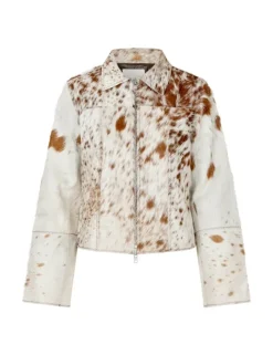 Pre-order Joline-M Cow Leather Jakke - Print