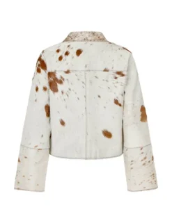 Pre-order Joline-M Cow Leather Jakke - Print