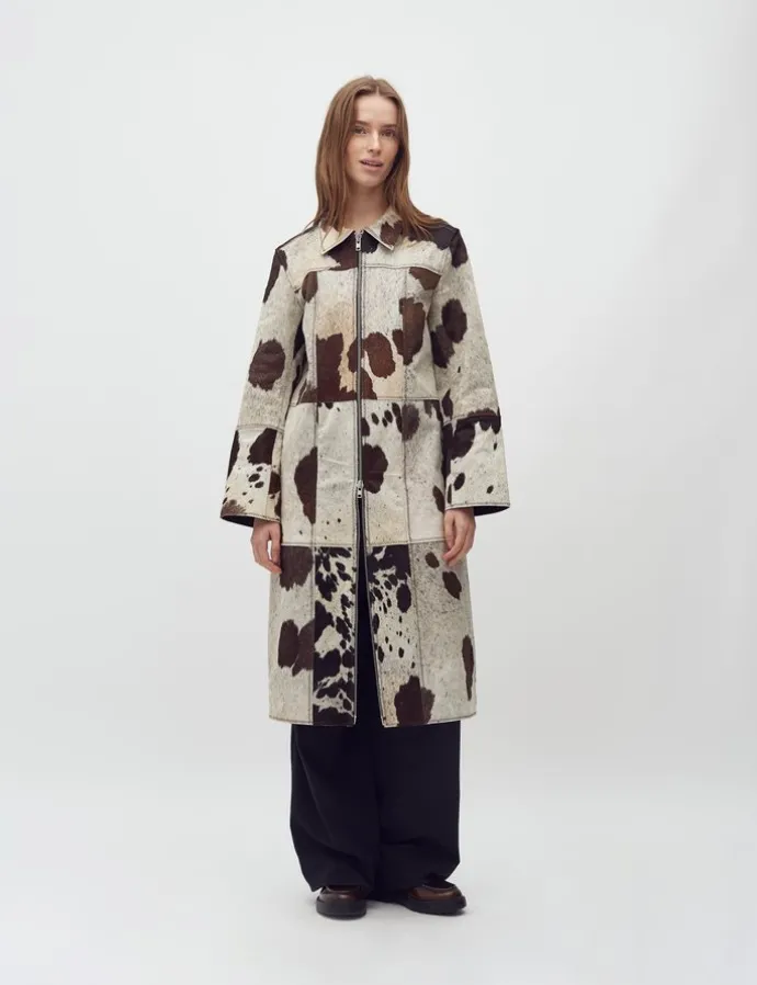 Pre-order Josse-M Leather Jakke - Print