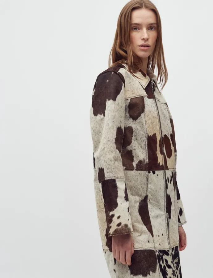 Pre-order Josse-M Leather Jakke - Print