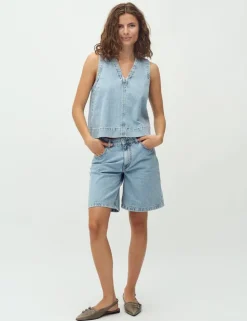 Sanira-M Shorts - Denim