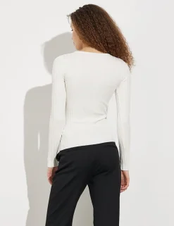 Trenna Strikbluse - Sugar